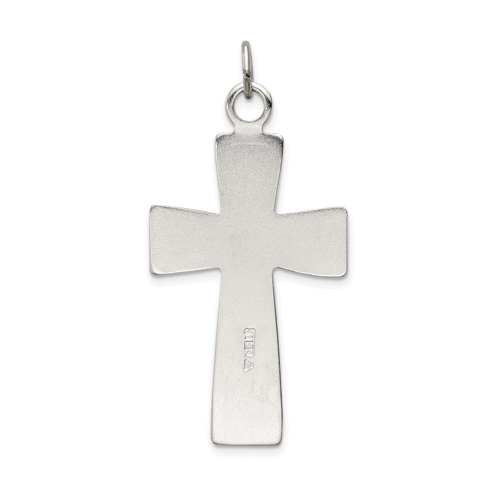 Sterling Silver INRI Crucifix Pendant Holiday Gift for Women