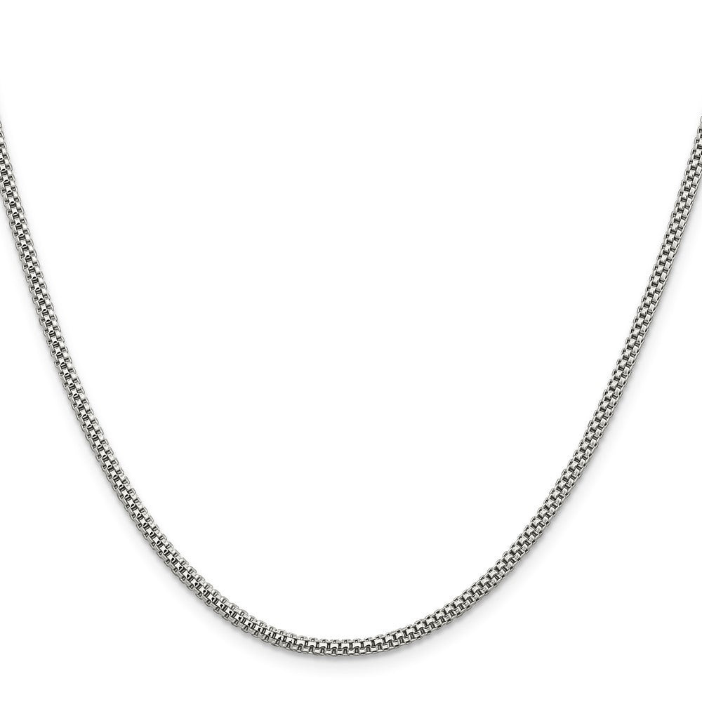 Sterling Silver 2.4mm Corona Chain Necklace
