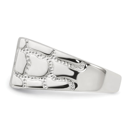 Sterling Silver Nugget Ring Size 9