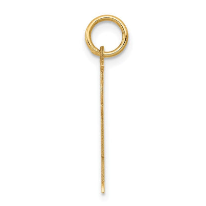 14k Yellow Gold Kid Charm Pendant for Women