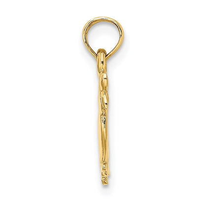 14k Yellow Gold 3-D Two Ducks Charm