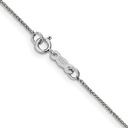14K White Gold 22 inch .70mm Ropa Chain Necklace