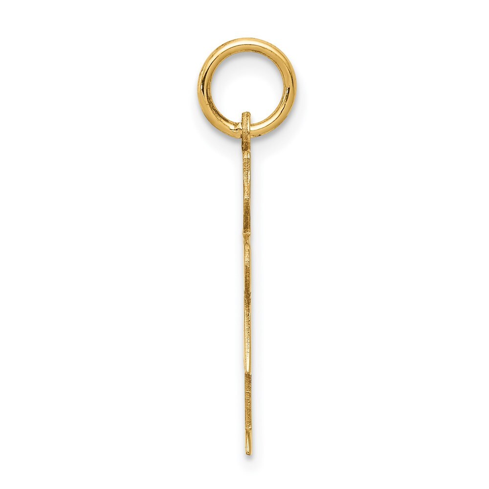 14k Yellow Gold Kid Charm Pendant for Women
