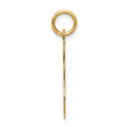 14k Yellow Gold Kid Charm Pendant for Women