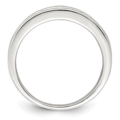 Sterling Silver CZ Ring Size 8