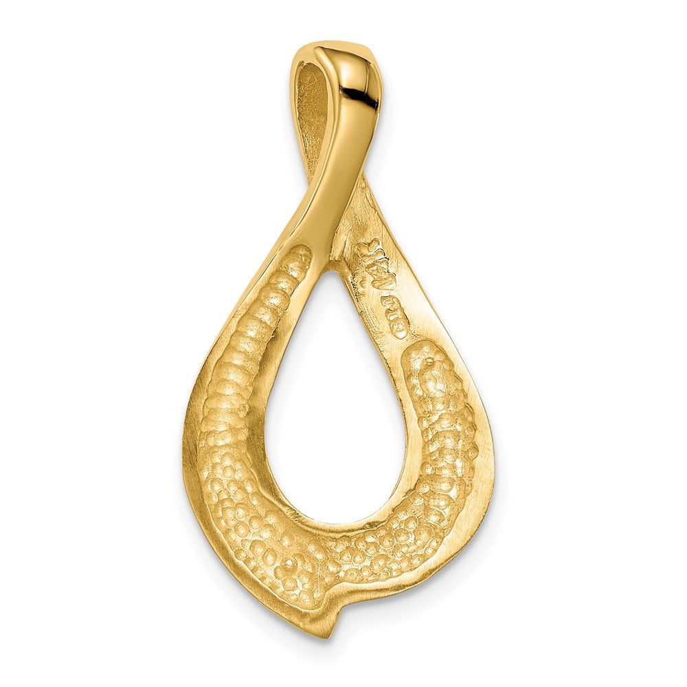 14k Yellow Gold Fancy Slide