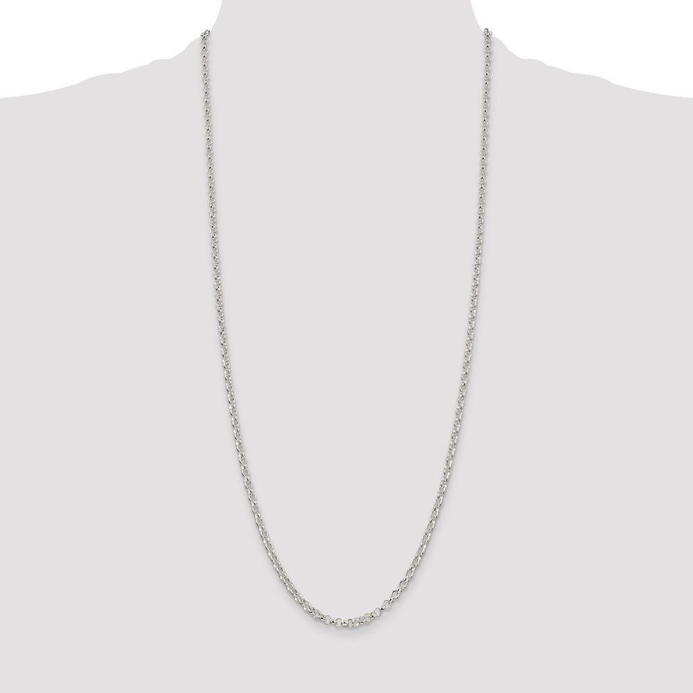 Sterling Silver 3.5mm Rolo Chain