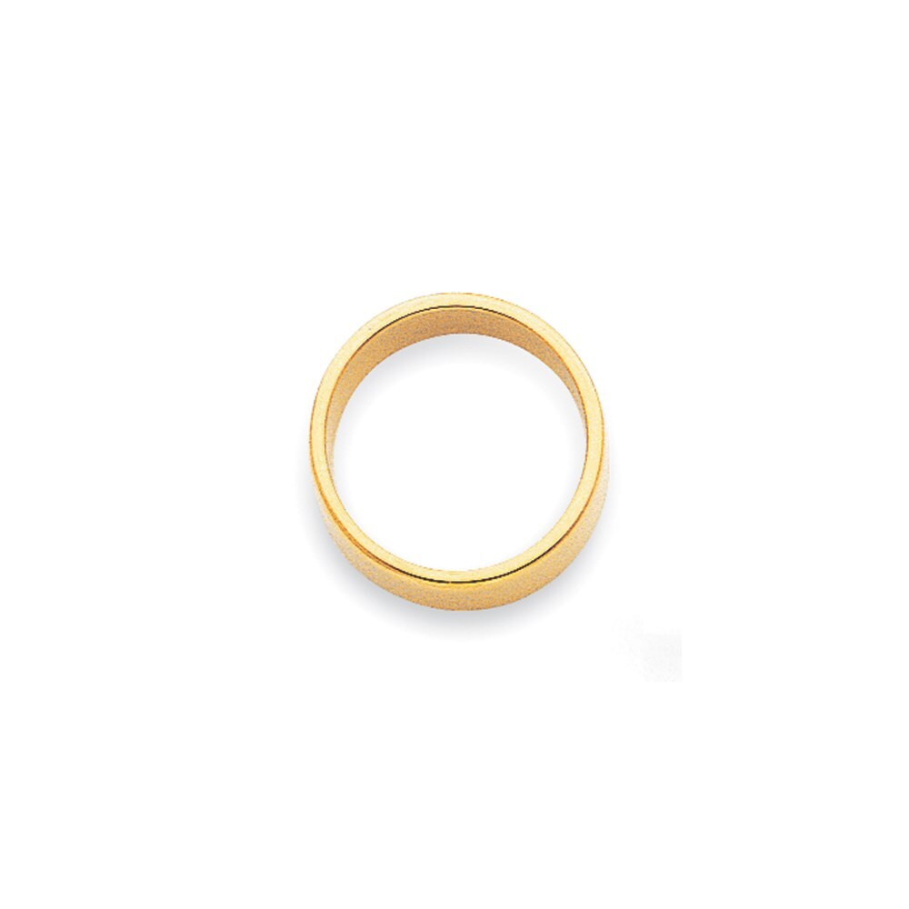 14K Yellow Gold Yellow Gold 2mm Lightweight Flat Wedding Band Size 6