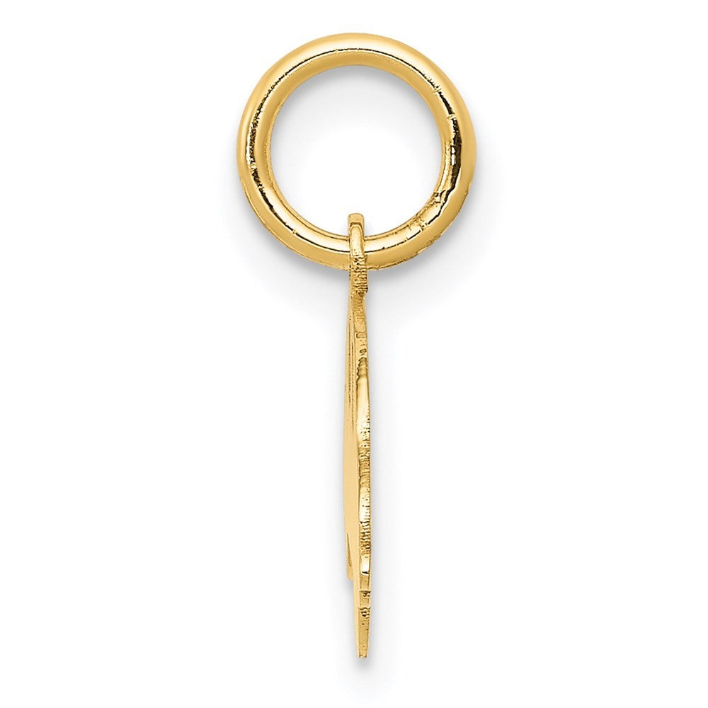 14k Yellow Gold Compact Car Charm Pendant