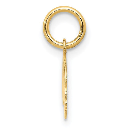 14k Yellow Gold Compact Car Charm Pendant