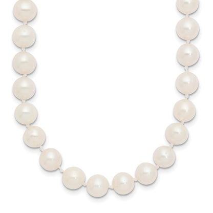 14k Yellow Gold 7-8 mm White Freshwater Cultured Pearl 28 inch Necklace