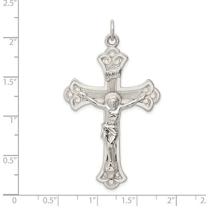 Sterling Silver INRI Crucifix Pendant Holiday Gift for Women