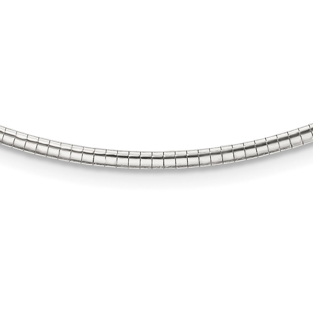 Sterling Silver 2mm w/2 in Ext Cubetto Chain Necklace