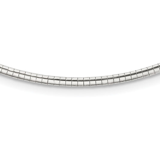 Sterling Silver 2mm w/2 in Ext Cubetto Chain Necklace
