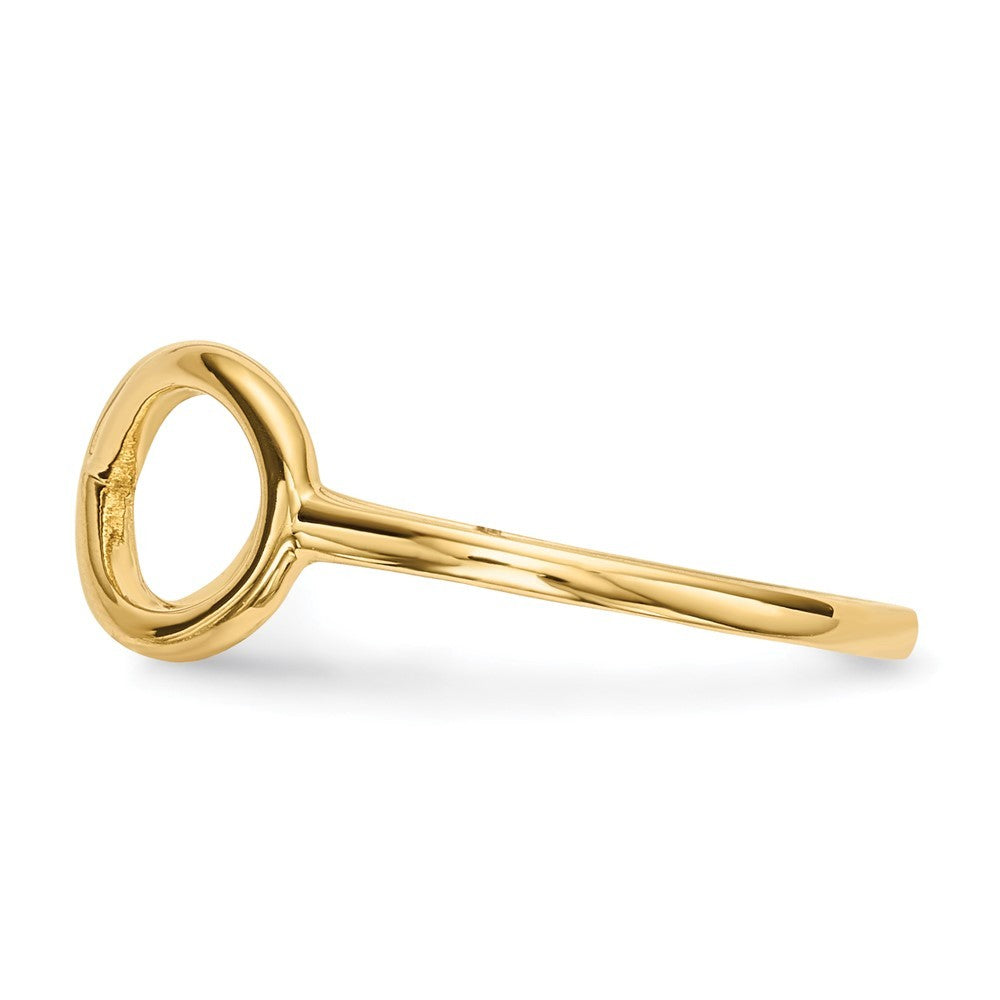 14k Yellow Gold Gold Polished Infinity Ring