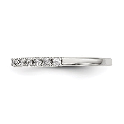 Sterling Silver Cubic Zirconia Ring Size 6