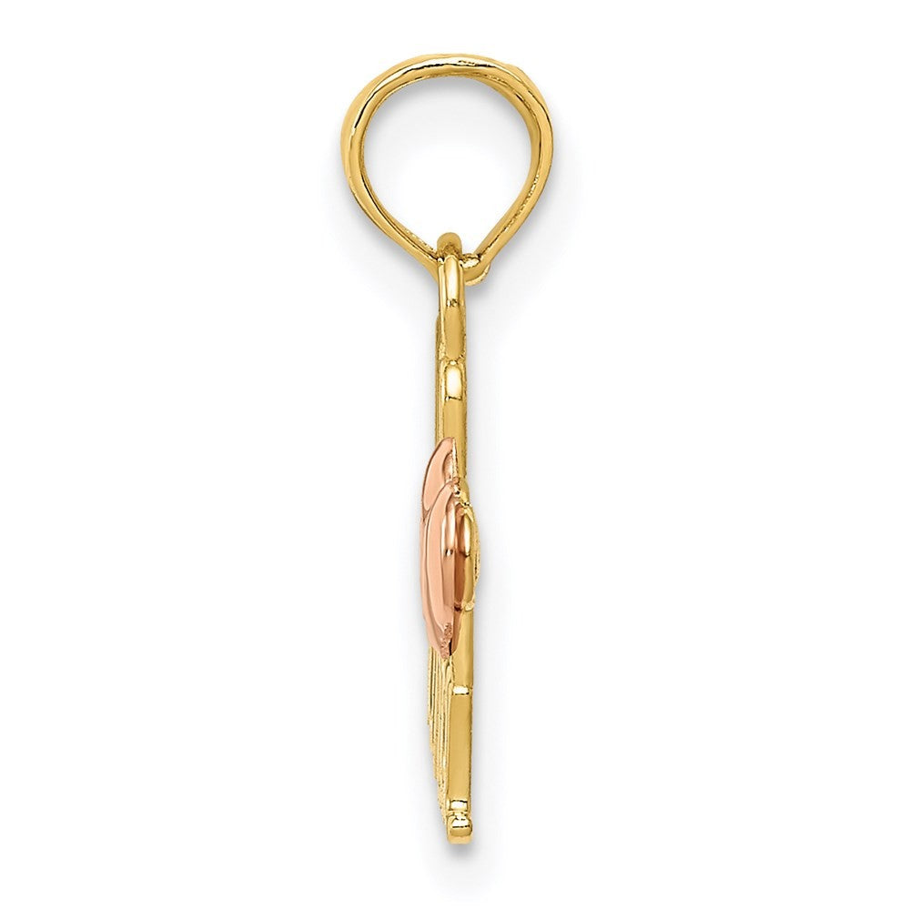 14k Two-tone Gold WE LOVE NANA Charm Pendant