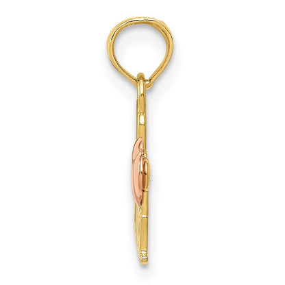 14k Two-tone Gold WE LOVE NANA Charm Pendant