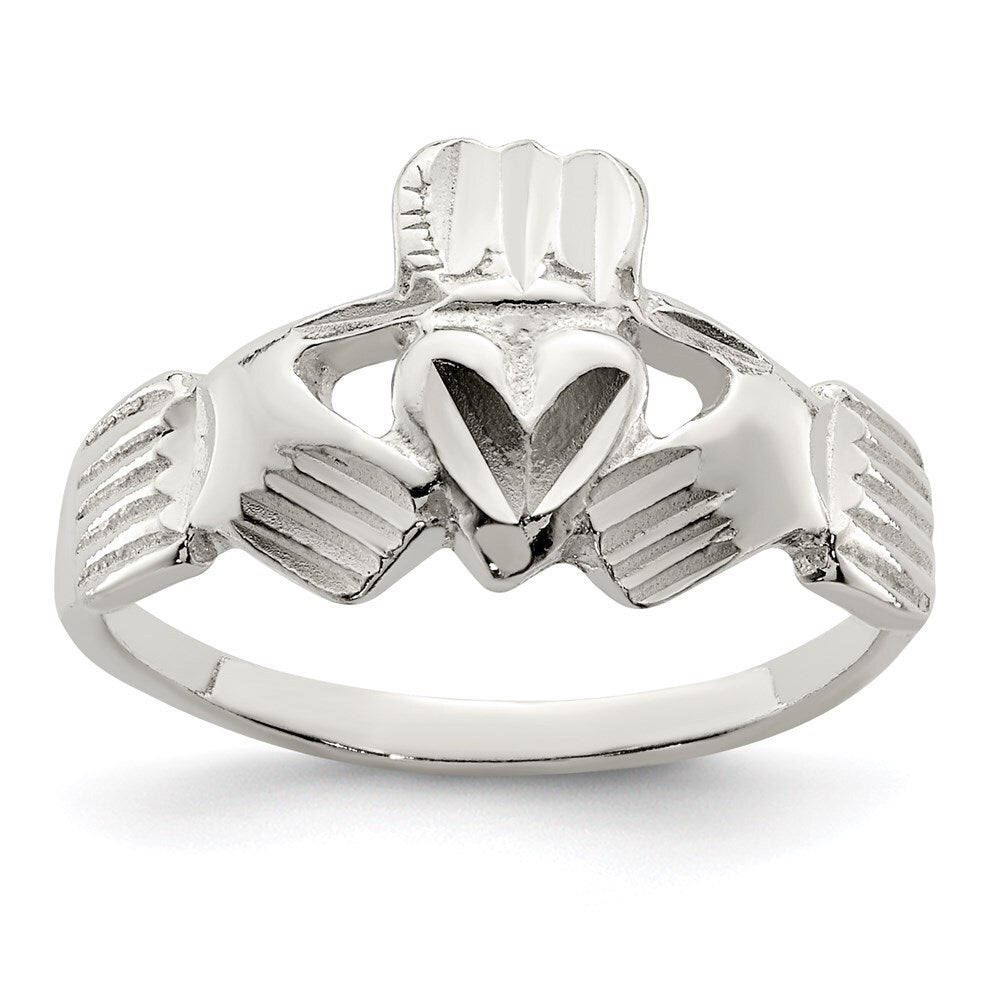 Sterling Silver Claddagh Ring Size 7