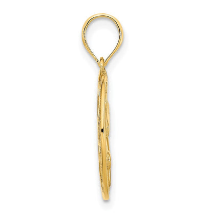 14k Yellow Gold Unicorn Pendant for Women