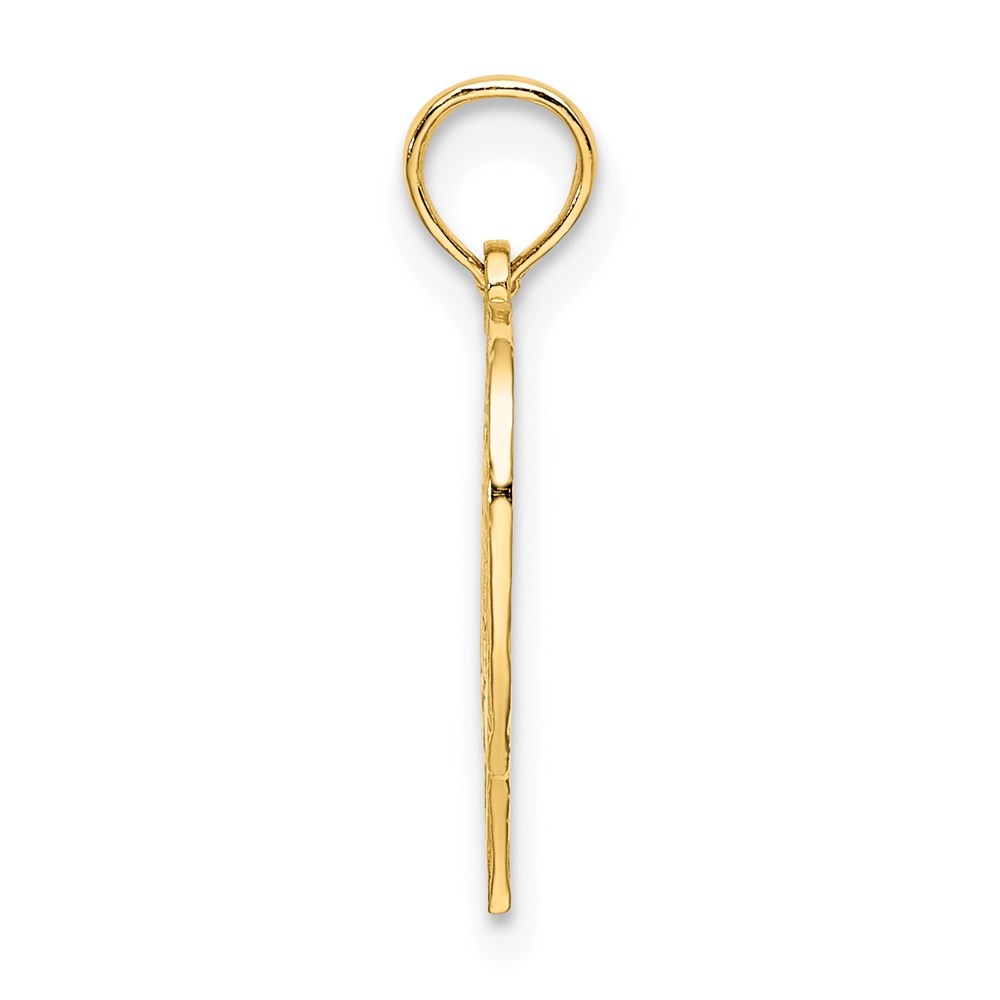 14k Yellow Gold 70 In Heart Charm