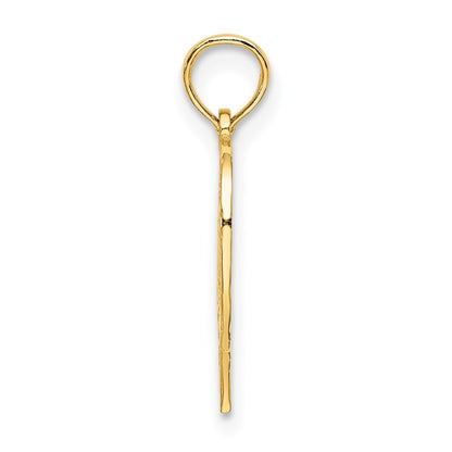 14k Yellow Gold 70 In Heart Charm