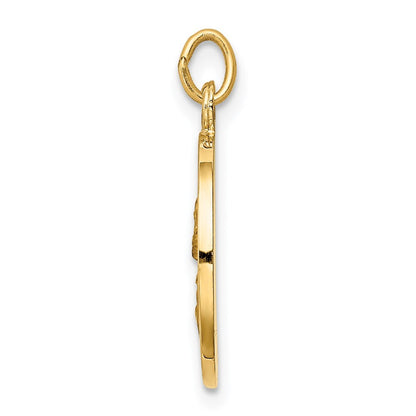 14k Yellow Gold Saint Paul Medal Charm Pendant for Women