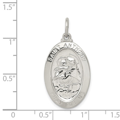 Sterling Silver Saint Anthony Medal Pendant Holiday Gift for Women