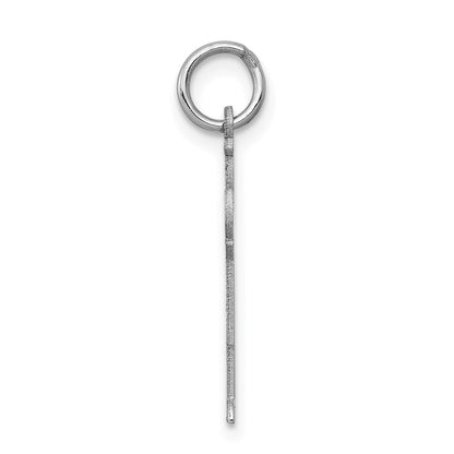 14k White Gold Kid Charm Pendant for Women