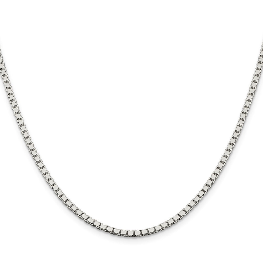 Sterling Silver 2.5mm Box Chain Necklace