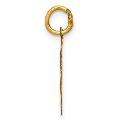 14k Yellow Gold GRADUATION DAY Charm Pendant for Women