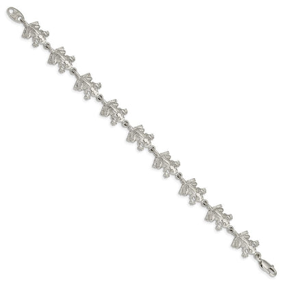Sterling Silver Frogs Bracelet
