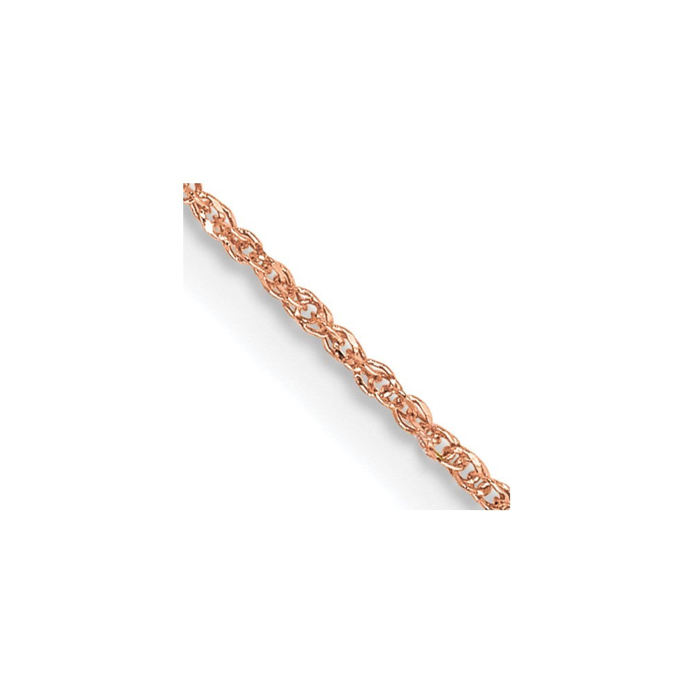 14K Rose Gold 18 inch .7mm Ropa Chain Necklace