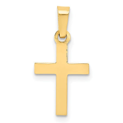 14k Yellow Gold Cross Pendant for Women