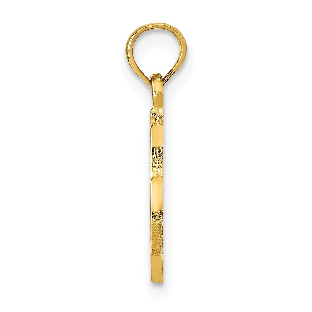 14k Yellow Gold Martha's Vineyard Island Pendant for Women
