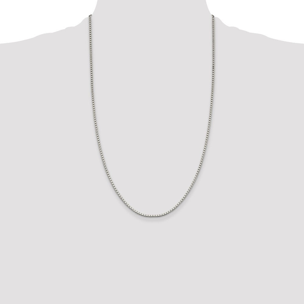 Sterling Silver 1.9mm Box Chain