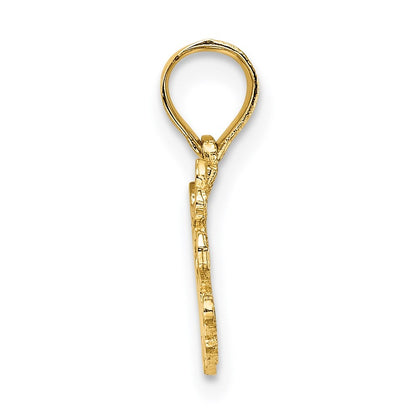 14k Yellow Gold LITTLE ANGEL Charm Pendant