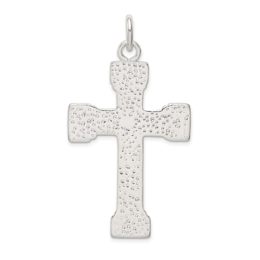 Sterling Silver Latin Crucifix Pendant Holiday Gift for Women