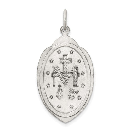 Sterling Silver Antiqued Miraculous Medal