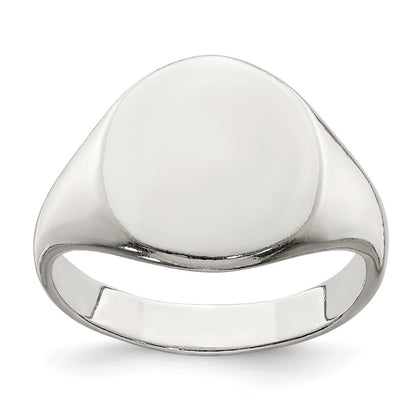 Sterling Silver Signet Ring Size 8