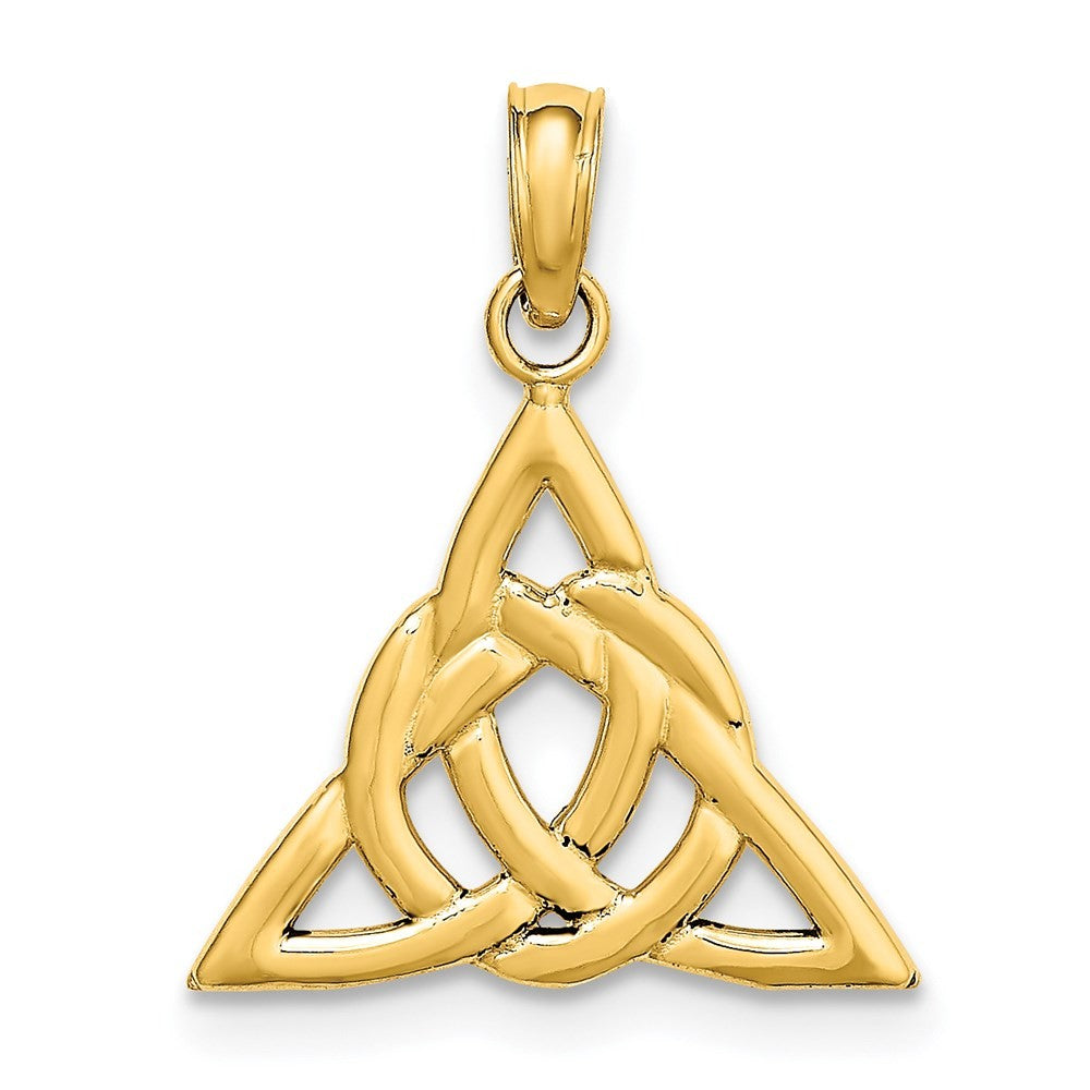 14k Yellow Gold Small Celtic Trinity Knot Charm