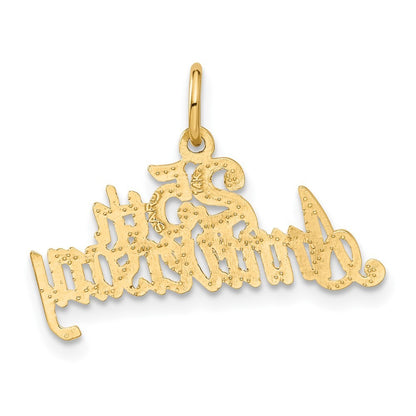 14k Yellow Gold 25th ANNIVERSARY Charm