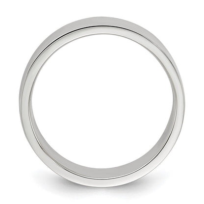 Sterling Silver 6mm Lightweight Flat Size 10 Band Ring