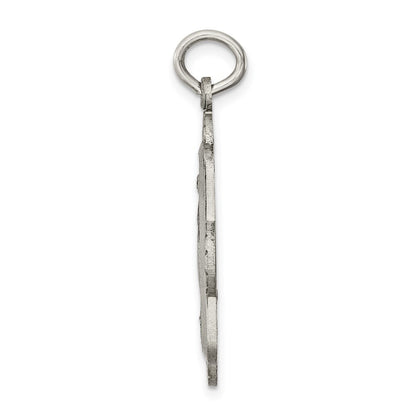 Sterling Silver Antiqued Miraculous Medal Pendant Holiday Gift for Women