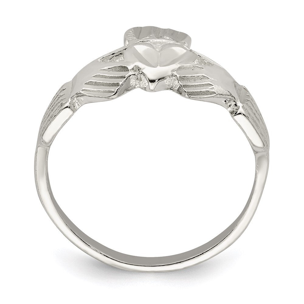 Sterling Silver Claddagh Ring Size 8