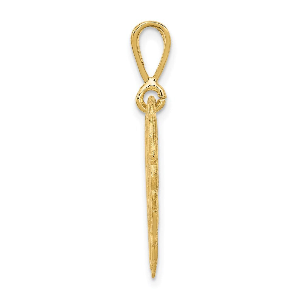 14k Yellow Gold Reversible FOR A SPECIAL GRANDMA Pendant for Women