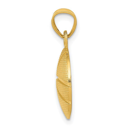 14k Yellow Gold Basketball Pendant for Women