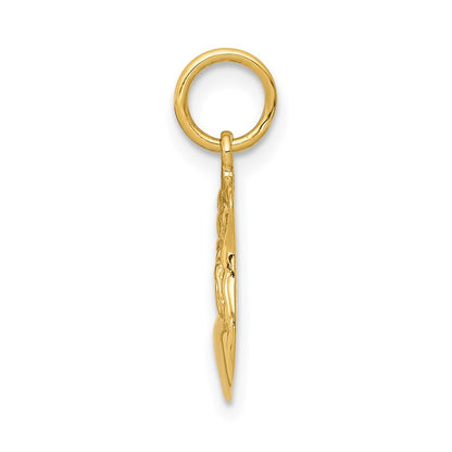 14k Yellow Gold Police Badge Charm