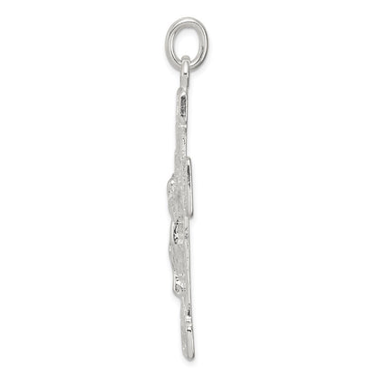 Sterling Silver Latin Crucifix Pendant