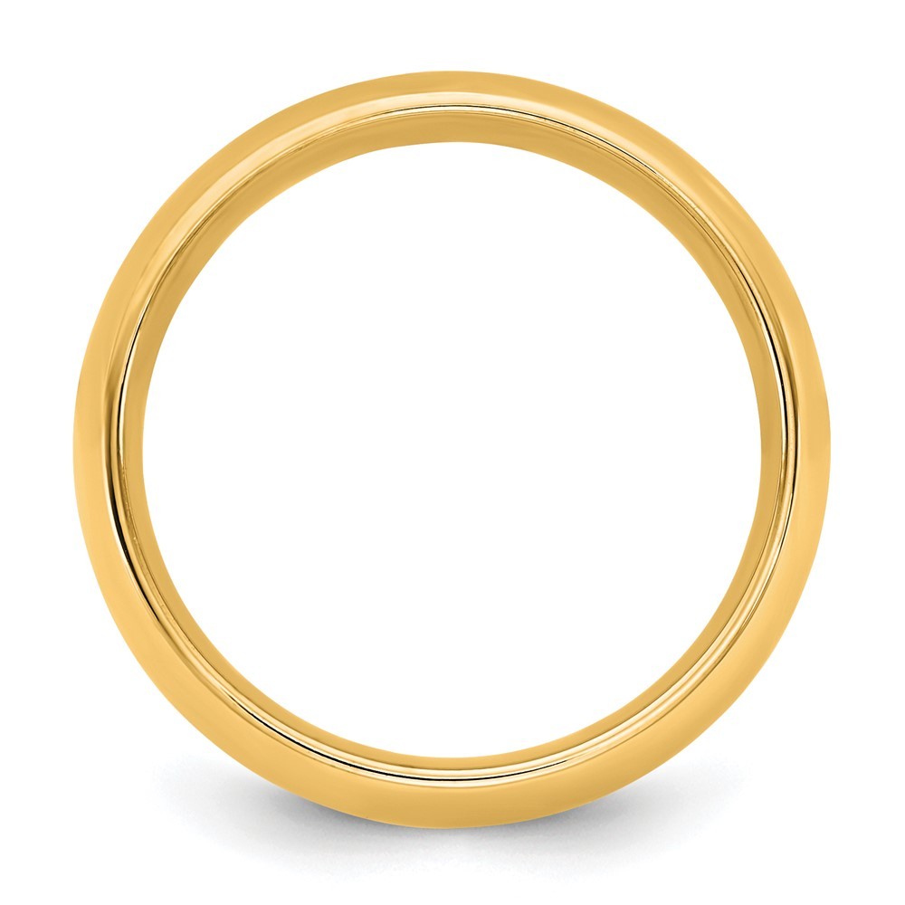 14k Yellow Gold 1.5mm Standard Comfort Fit Band Ring Size 10